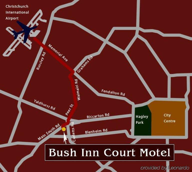 Bush Inn Court Motel Крайстчёрч Экстерьер фото